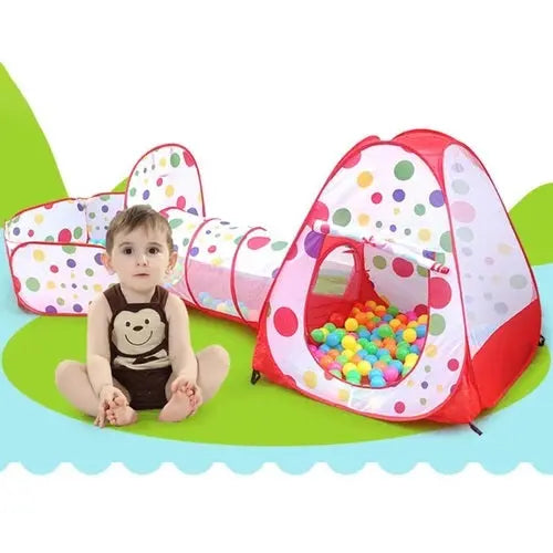 Piscina de Bolinha Infantil 3 em 1 - Play Tent Imbaby - Magia de Ofertas