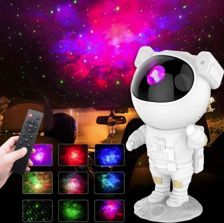 Projetor Astronauta Galaxy - Magia de Ofertas