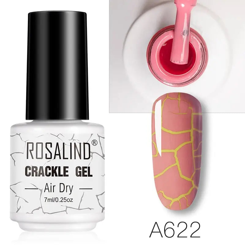 Esmalte de Unha Gel Rosalind - Efeito Crackle - Magia de Ofertas