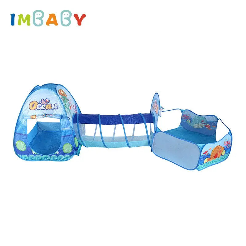 Piscina de Bolinha Infantil 3 em 1 - Play Tent Imbaby - Magia de Ofertas