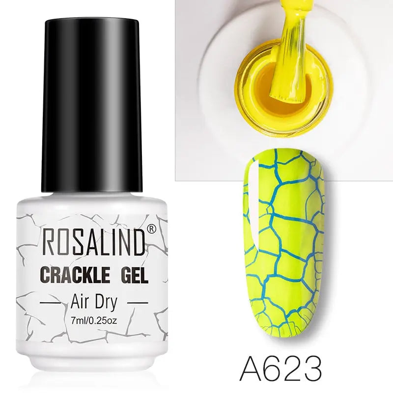 Esmalte de Unha Gel Rosalind - Efeito Crackle - Magia de Ofertas