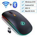 Mouse Wireless Bluetooth RGB Recarregável iMice - Magia de Ofertas