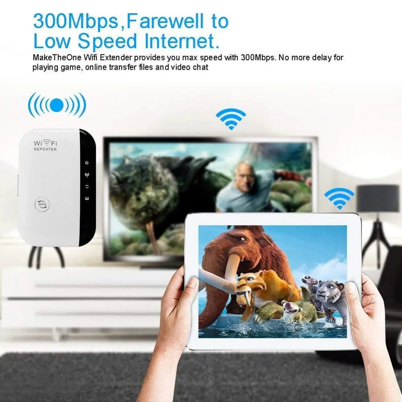 Repetidor WiFi Wireless 300Mbps PIXLink - Magia de Ofertas