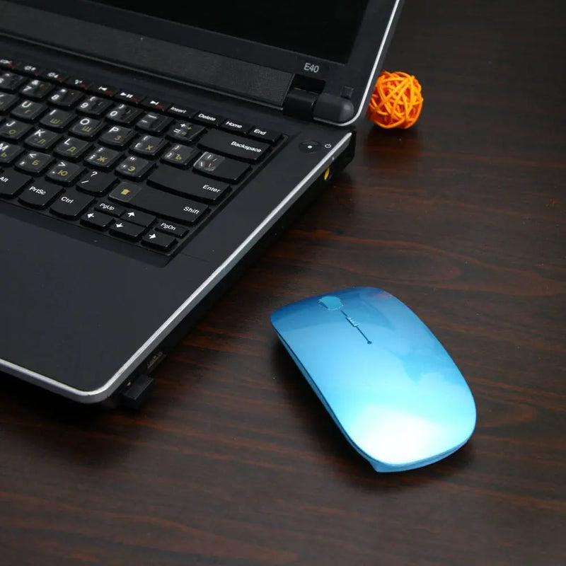 Mouse Óptico Super Slim Wireless 2.4G 1600 DPI - Magia de Ofertas