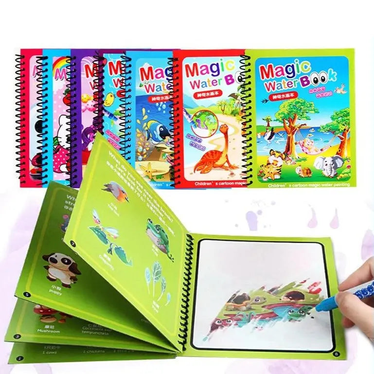 Livro de Colorir Água Mágica - Montessori - Magia de Ofertas