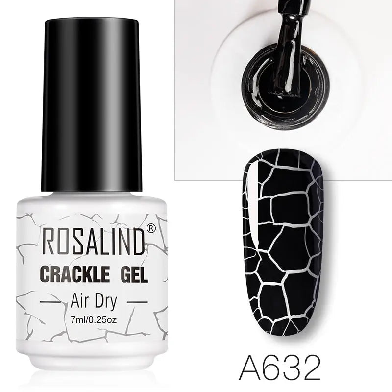 Esmalte de Unha Gel Rosalind - Efeito Crackle - Magia de Ofertas