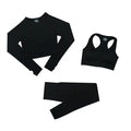 Conjunto Feminino Fitness Yoga - 3 peças - Magia de Ofertas