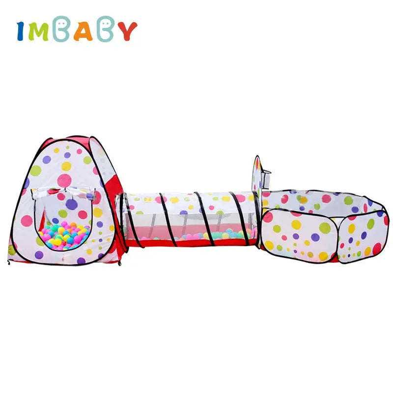 Piscina de Bolinha Infantil 3 em 1 - Play Tent Imbaby - Magia de Ofertas