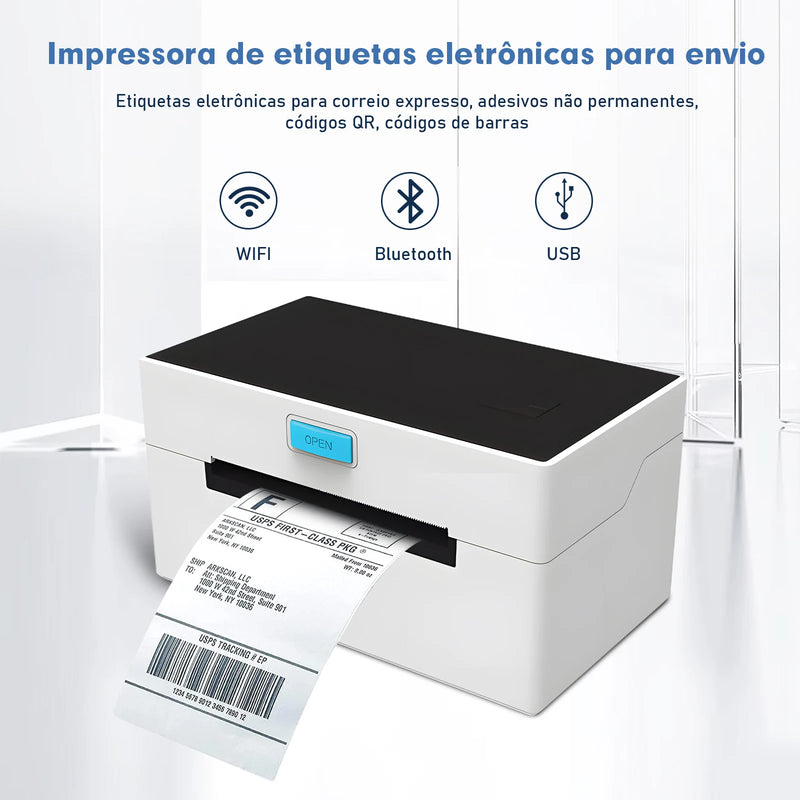 etiquetadora impressora portátil，etiqueta，Ethernet, Bluetooth, WIFI como opções，impressora de etiquetas，rotuladora etiquetadora - Magia de Ofertas