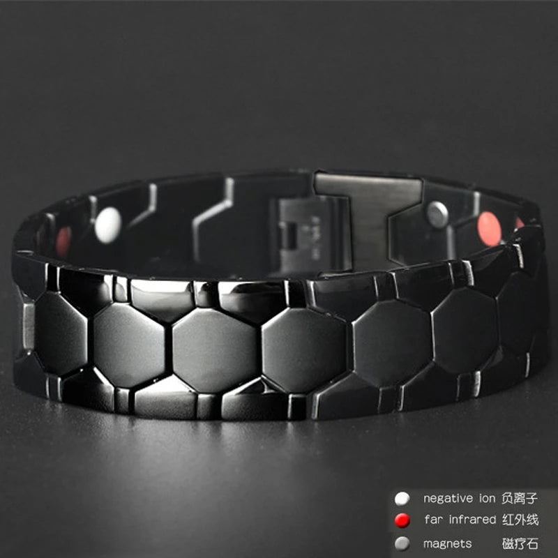 Pulseira de charme masculina torcida magnética Magia de Ofertas