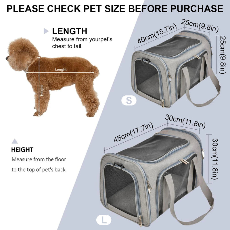 1 Pc Portable Pet Bag Foldable Breathable Dogs Backpack Dog Carrier Bags for Small and Medium Cats Dogs Outgoing Travel Handbags - Magia de Ofertas