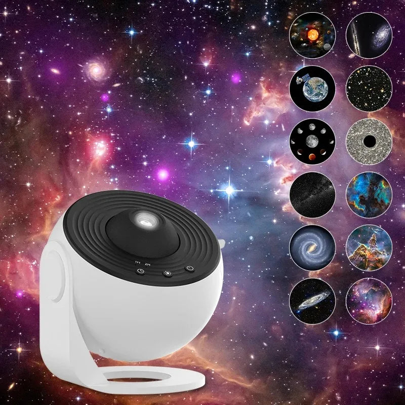 Night Light Galaxy Projector Starry Sky Projector 360° Rotate Planetarium Lamp For Kids Bedroom Valentines Day Gift Wedding Deco Magia de Ofertas