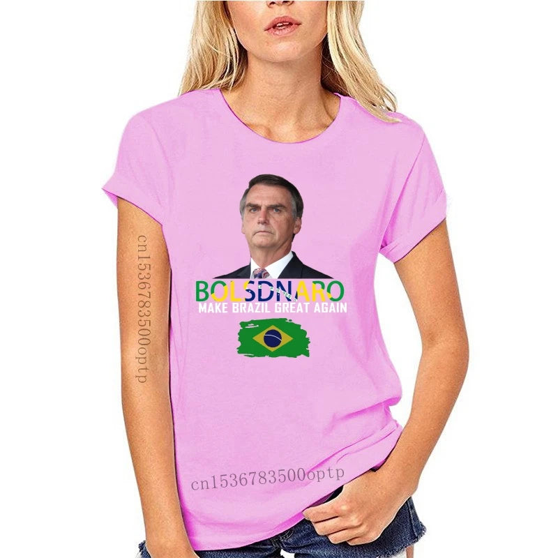 Camisa Bolsonaro para presidencia do Brasil Black T-Shirt Size S-3XL - Magia de Ofertas