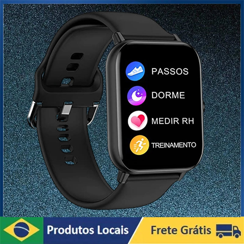 Relógio Inteligente HD NFC Masculino Esportes Negócios Relógio Chamada Relógio Inteligente Tela TFT Original do Brasil A01 Smart Watch HD NFC Men's Sports Business Watch Call Smart Watch Original TFT Screen From Brazil - Magia de Ofertas