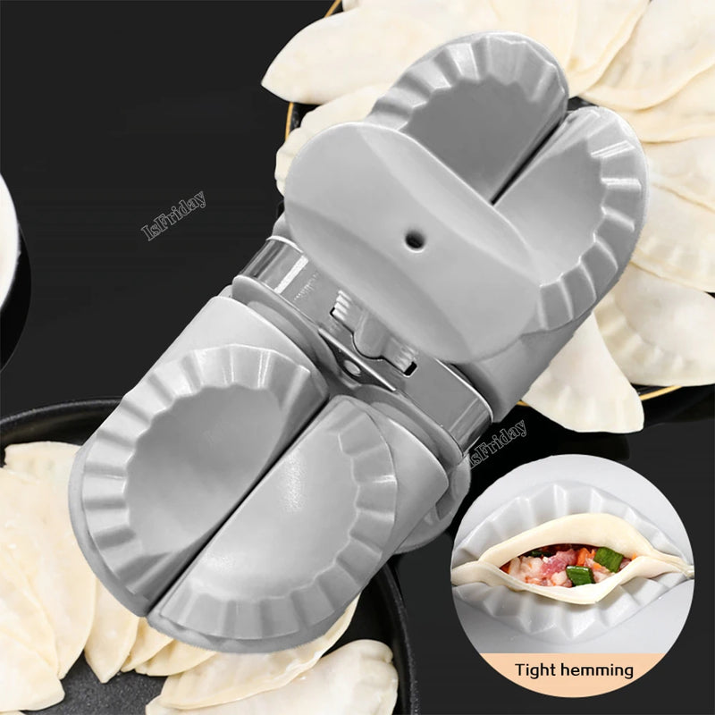 ISFRIDAY 2024 New Product Dumpling Machine Leather Tool Dumpling God Tool Household Double Head Automatic Dumpling Mold Magia de Ofertas