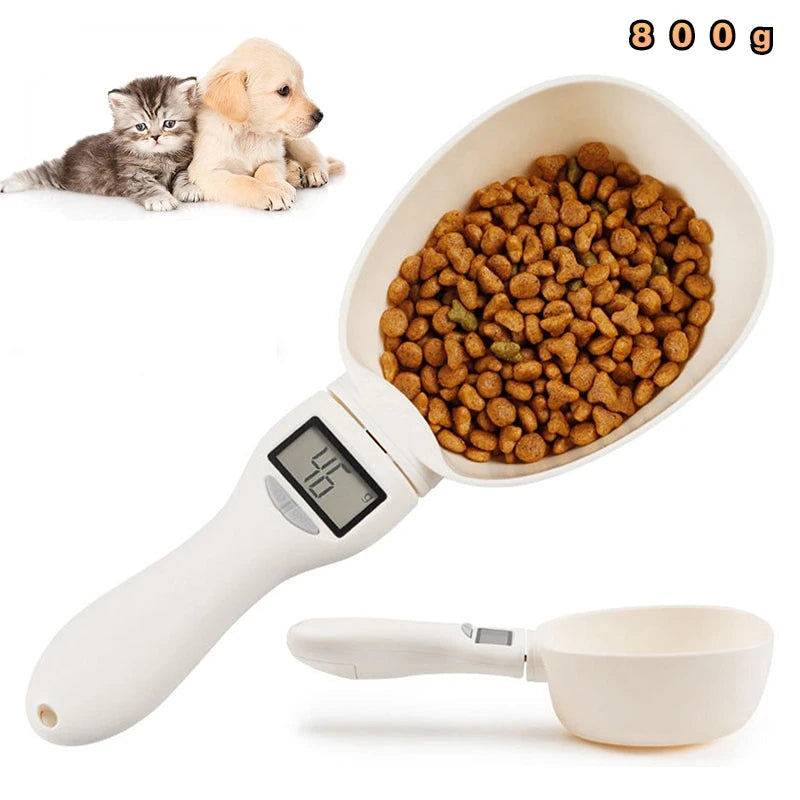 Pet Food Scale LCD Electronic Precision Weighing Tool Dog Cat Feeding Food Measuring Spoon Digital Display Kitchen Scale Magia de Ofertas