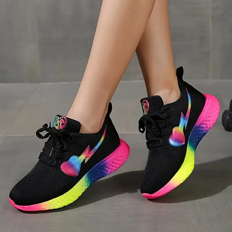 Summer New Sneakers Women Casual Shoes Bright Sole Women Sneakers Outdoor Jogging Trainer Female Vulcanized Shoes Magia de Ofertas