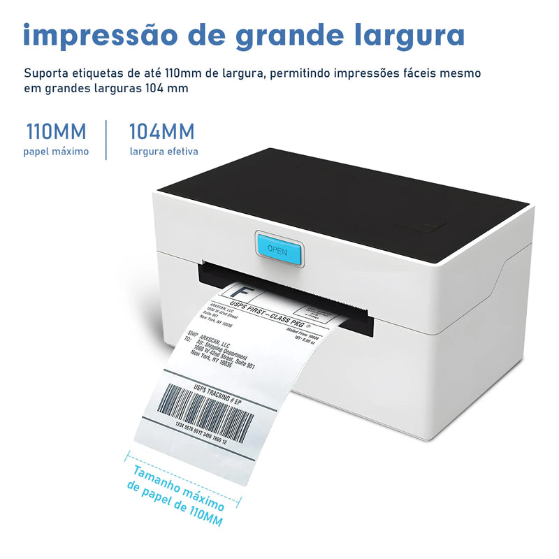 etiquetadora impressora portátil，etiqueta，Ethernet, Bluetooth, WIFI como opções，impressora de etiquetas，rotuladora etiquetadora - Magia de Ofertas