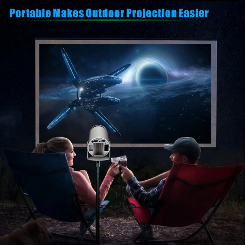 Xiaomi Projector Android11 4K 1280*720P HY300 Pro Dual Wifi 260ANSI 180flexible BT5.0 - Magia de Ofertas