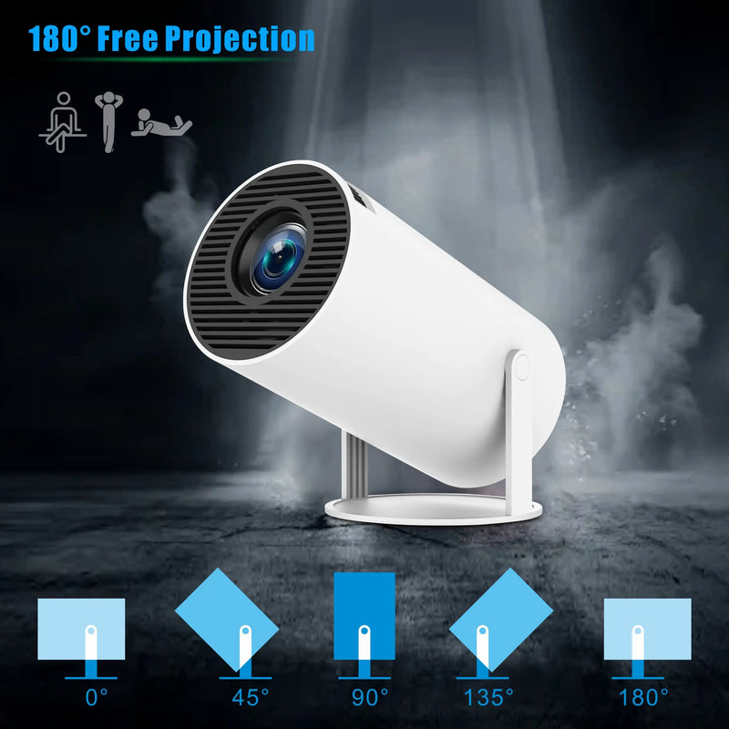 Xiaomi Projector Android11 4K 1280*720P HY300 Pro Dual Wifi 260ANSI 180flexible BT5.0 - Magia de Ofertas