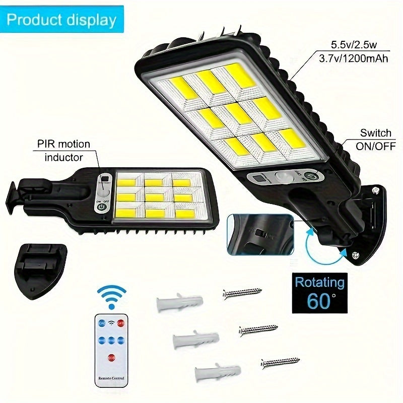 Luminária Solar de Rua, 8000W Luz Solar LED Externa