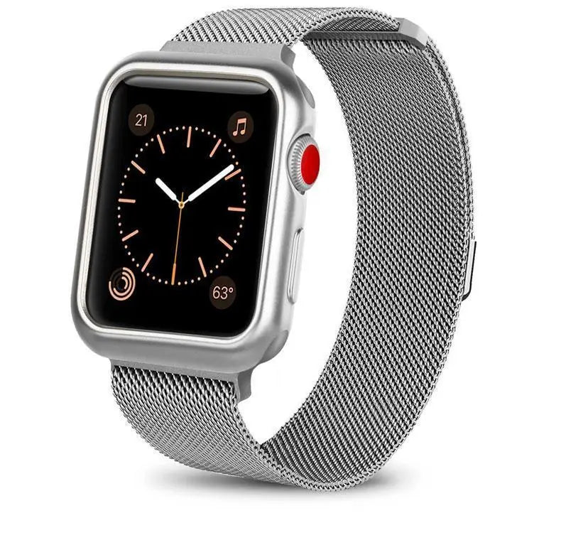 Pulseira com Case Milanese para Apple Watch 38/42mm - Magia de Ofertas