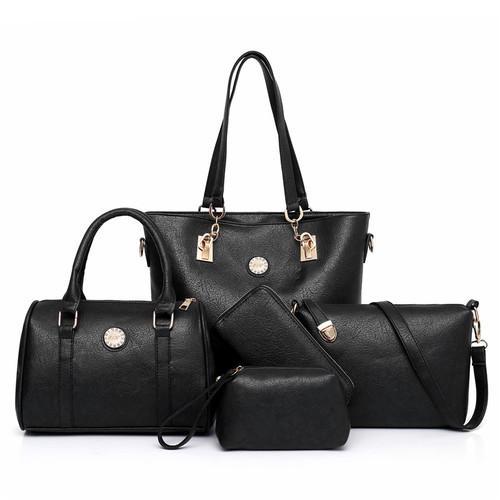 Conjunto Bolsa Luxo Feminina - 05 Peças - Magia de Ofertas