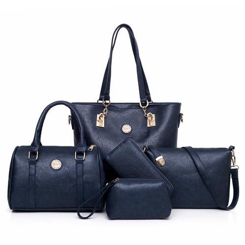 Conjunto Bolsa Luxo Feminina - 05 Peças - Magia de Ofertas