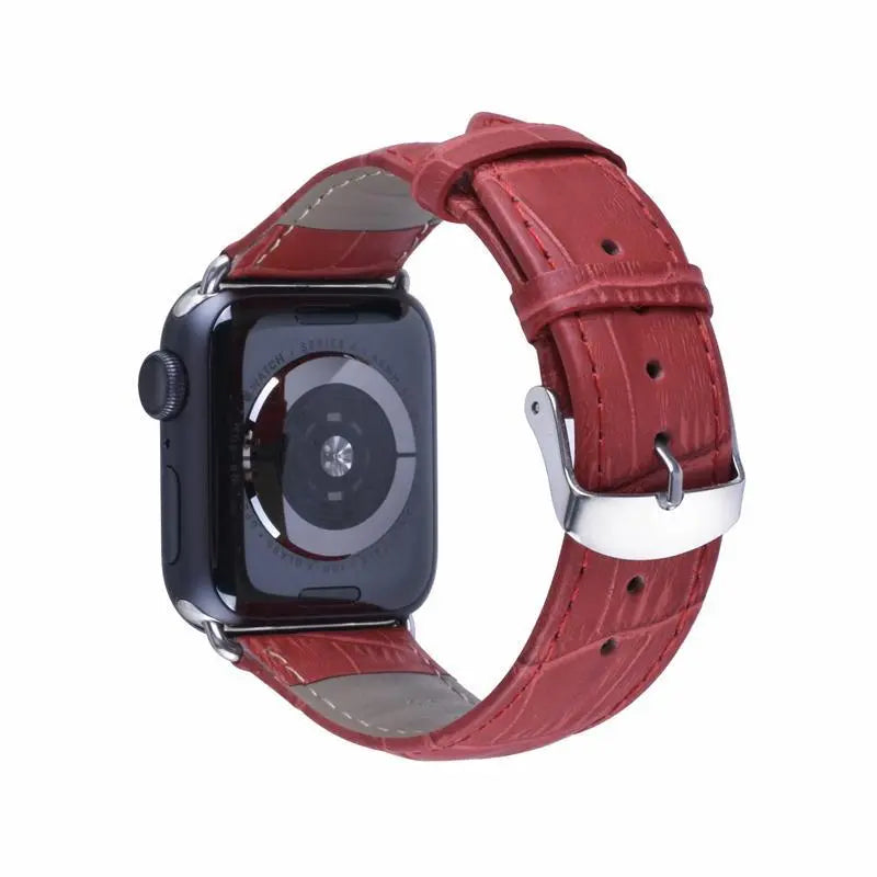 Pulseira de Couro para Apple Watch 38/40/42/44mm - Magia de Ofertas