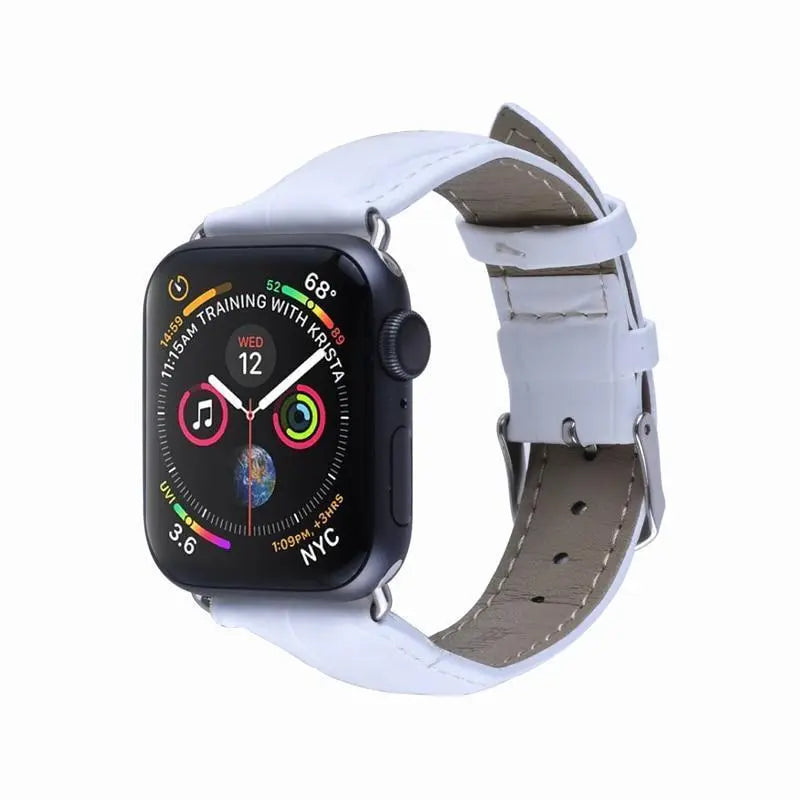 Pulseira de Couro para Apple Watch 38/40/42/44mm - Magia de Ofertas