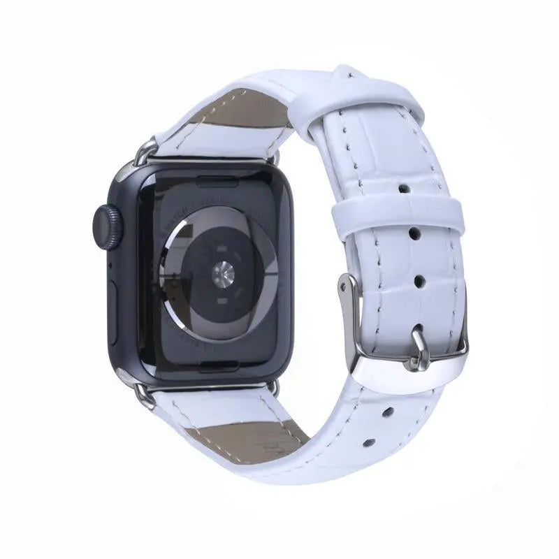 Pulseira de Couro para Apple Watch 38/40/42/44mm - Magia de Ofertas