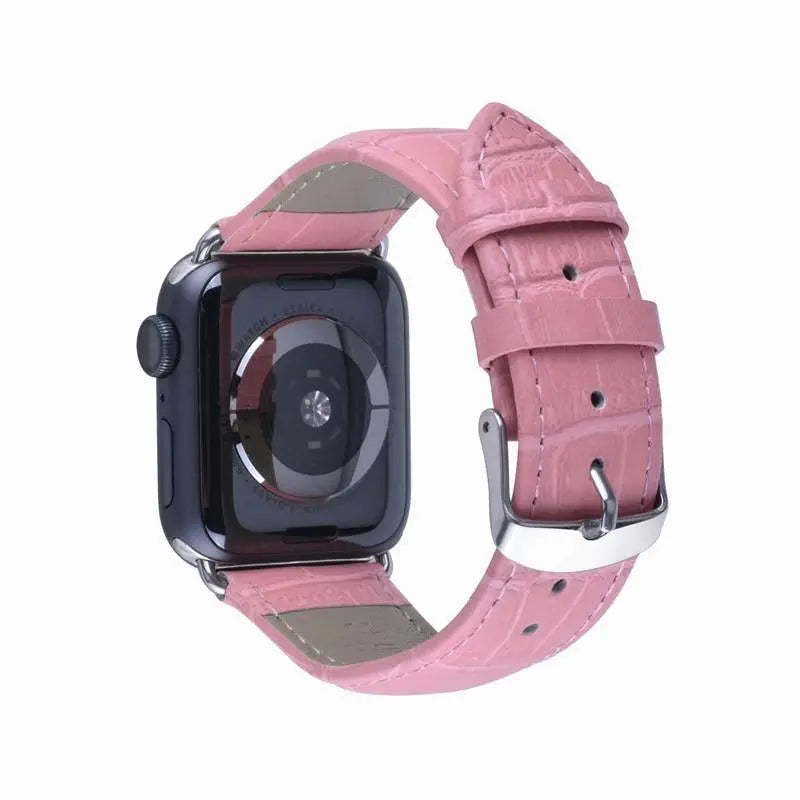 Pulseira de Couro para Apple Watch 38/40/42/44mm - Magia de Ofertas