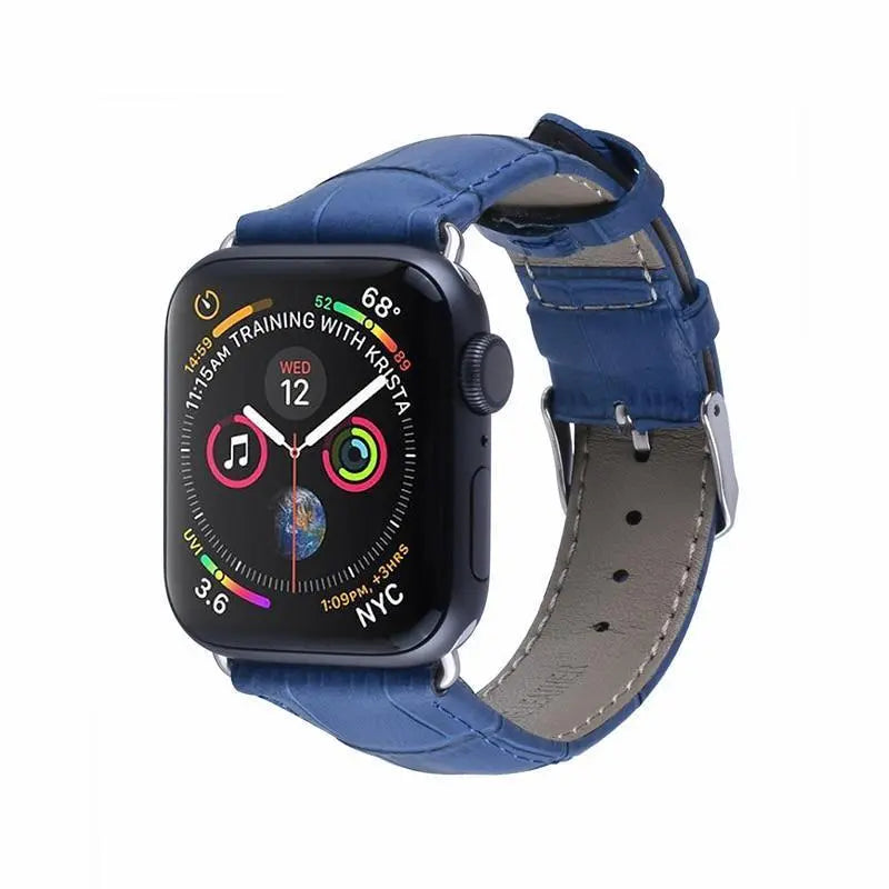 Pulseira de Couro para Apple Watch 38/40/42/44mm - Magia de Ofertas