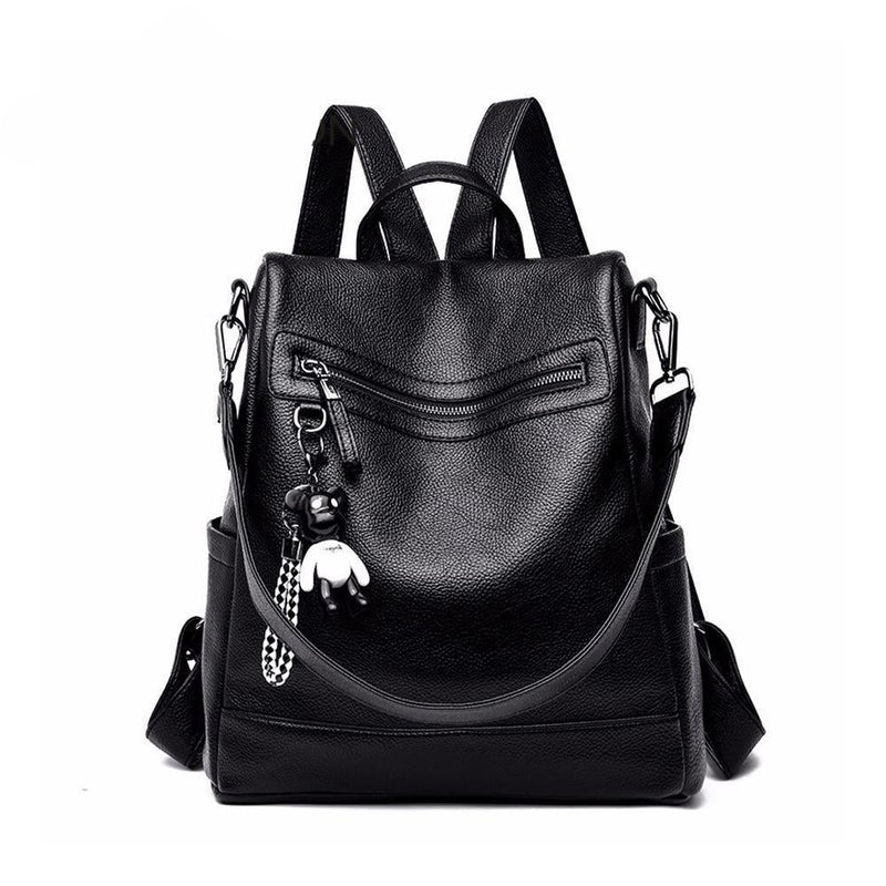 Bolsa Mochila Feminina Preta Stylus Antifurto - Frete Grátis - Magia de Ofertas