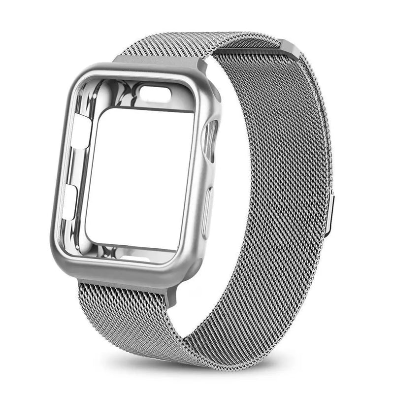 Pulseira com Case Milanese para Apple Watch 38/42mm - Magia de Ofertas