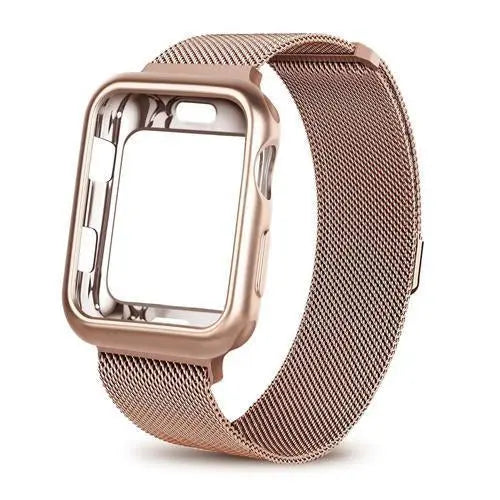 Pulseira com Case Milanese para Apple Watch 38/42mm - Magia de Ofertas