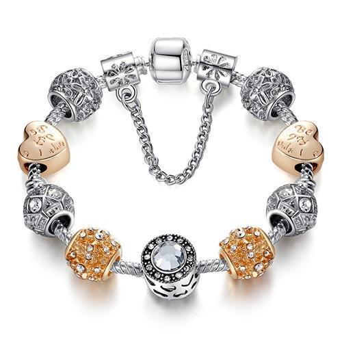 Pulseira com Berloque Crystal - Magia de Ofertas