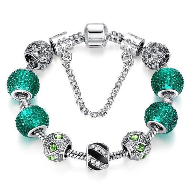 Pulseira com Berloque Crystal - Magia de Ofertas