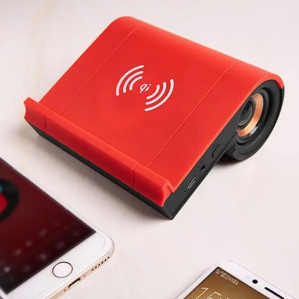 Carregador Wireless para celular com Caixa de Som Bluetooth - Magia de Ofertas